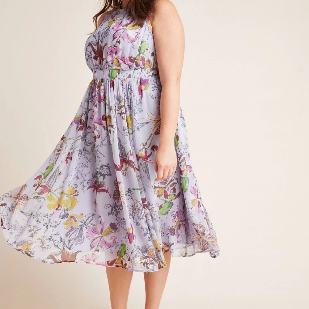 Anthropologie Hermia Midi Dress